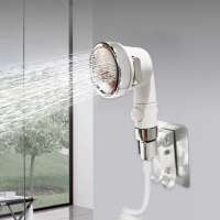 High Pressure Filter Shower Head 3 Functions Stop Button Children Hand Shower