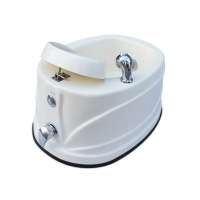 SF01 European New Modern White Foot Spa Pedicure Chair Tub Portable Fiberglass Foot Basin